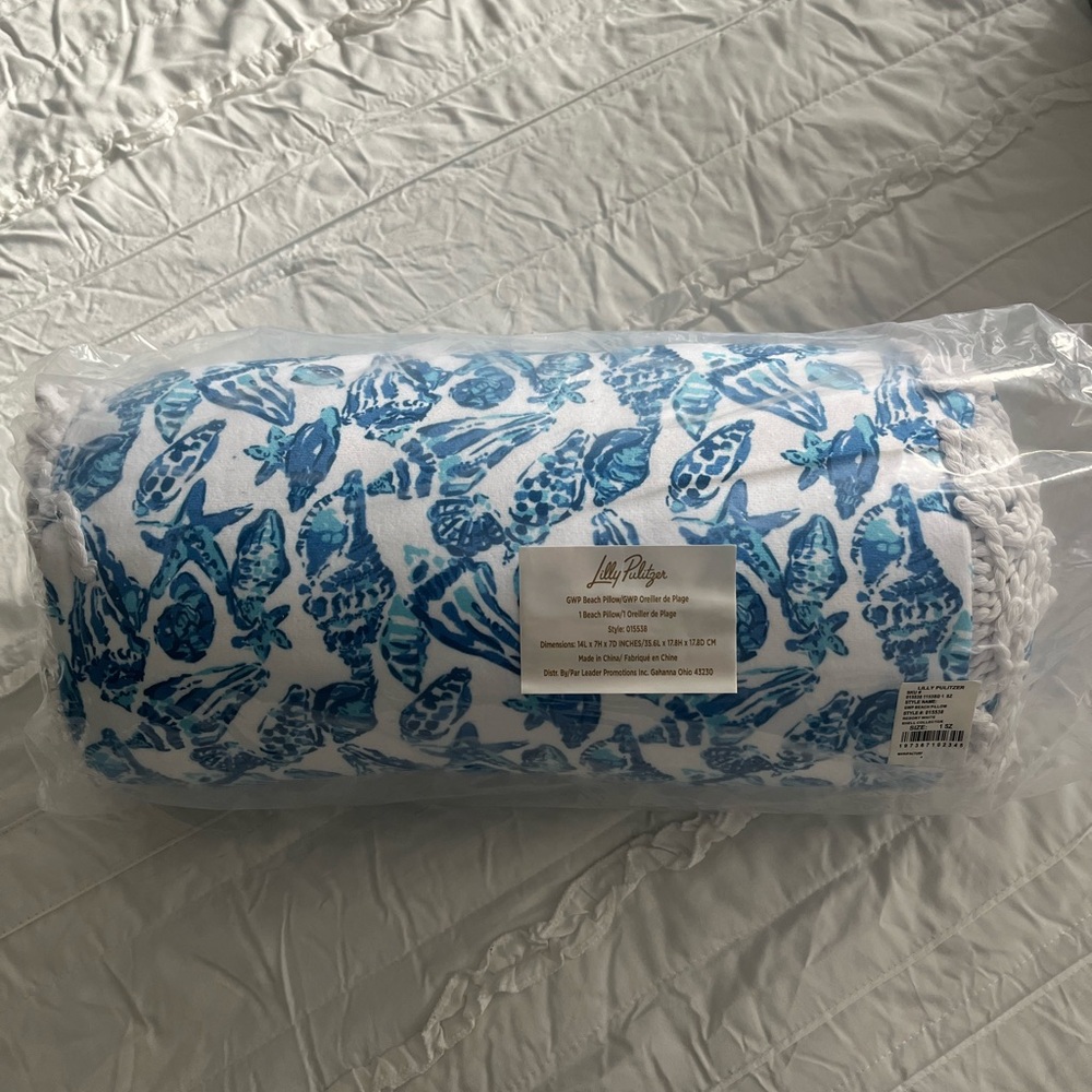 Lily Pulitzer outside pillow